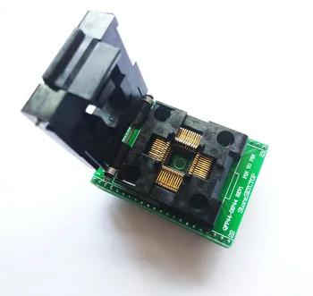 

TQFP44 to DIP44 LQFP44 tO DIP44 adapter socket Programmer QFP44 IC CHIP burning seat (pin1 to Pin1) 0.8mm pitch
