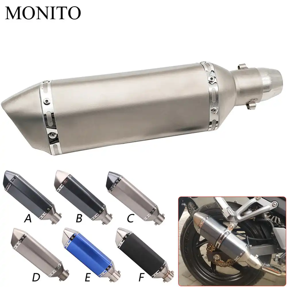 Universal Motorcycle Exhaust Dirt Bike Escape Modified Exhaust For