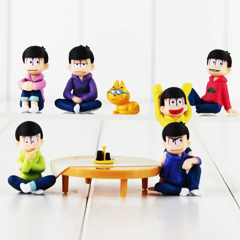 6 шт./компл. Бесплатная доставка Doraemon Nobi Nobita игрушечная фигурка ПВХ экшн-фигурки