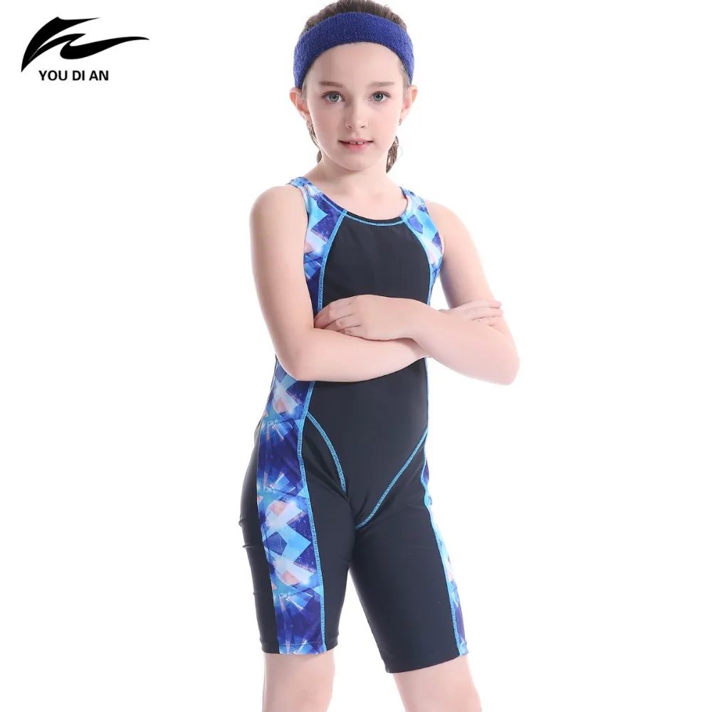 bikinis 2018 mujer girl Children Swimwear Print Patchwork Swimsuit Cute Professional Sport Beach Wear bikini set thong biquini
