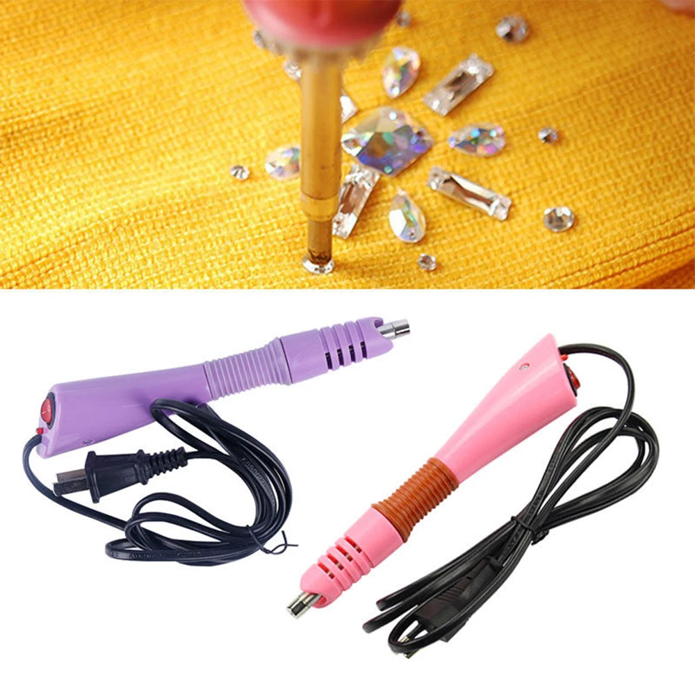 

UE/US 7 Tips 5 Seconds Fast Heat Rapid Warm Up Hot Wand Rhinestone Applicator Embellishment Tools DIY Tools
