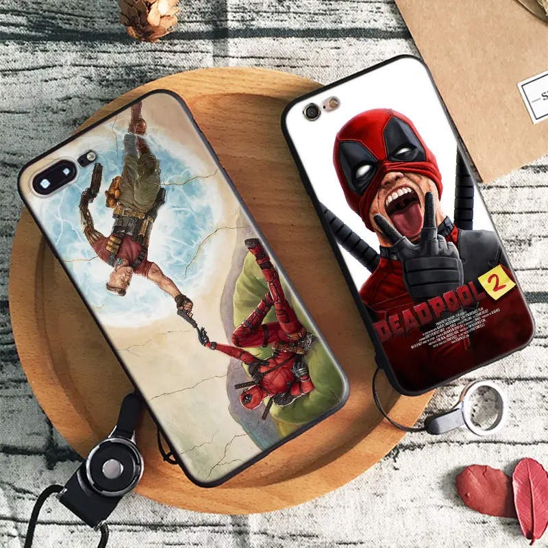 

Deadpool 2 Tpu Soft Silicone Phone Case Cover Shell For Apple iPhone 5 5S Se 6 6S 7 8 Plus X 10