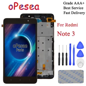

oPesea 5.5'' For XIAOMI Redmi Note 3 LCD Display Panel Touch Screen Digitizer Glass Assembly With Frame for Redmi Note 3 pro