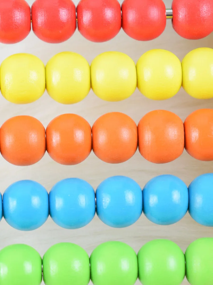 Детские счетчики счетчика Abacus счетчик бисера начальной школы Математика детский