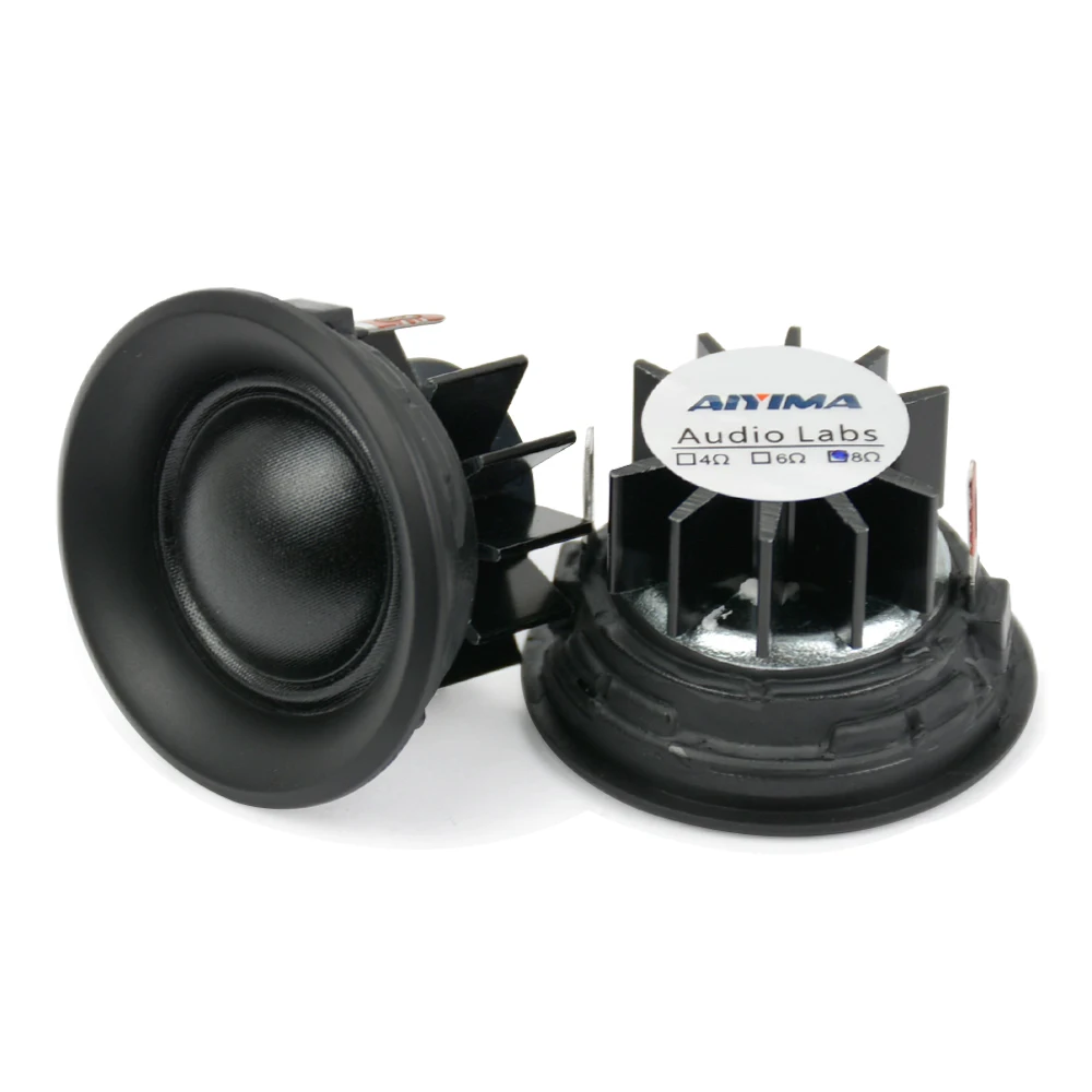 10W 1.5Inch Tweeters Loudspeakers Treble Mini Portable Silk Film Speakers 4 Ohm 6 Ohm 8Ohm 40MM 2Pcs portable speaker audio speakers tweeter speaker