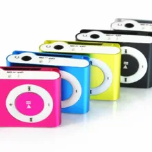 10 шт./партия мини-клип MP3-плеер с микро TF/SD слот для карт спортивный мини MP3 музыкальный плеер