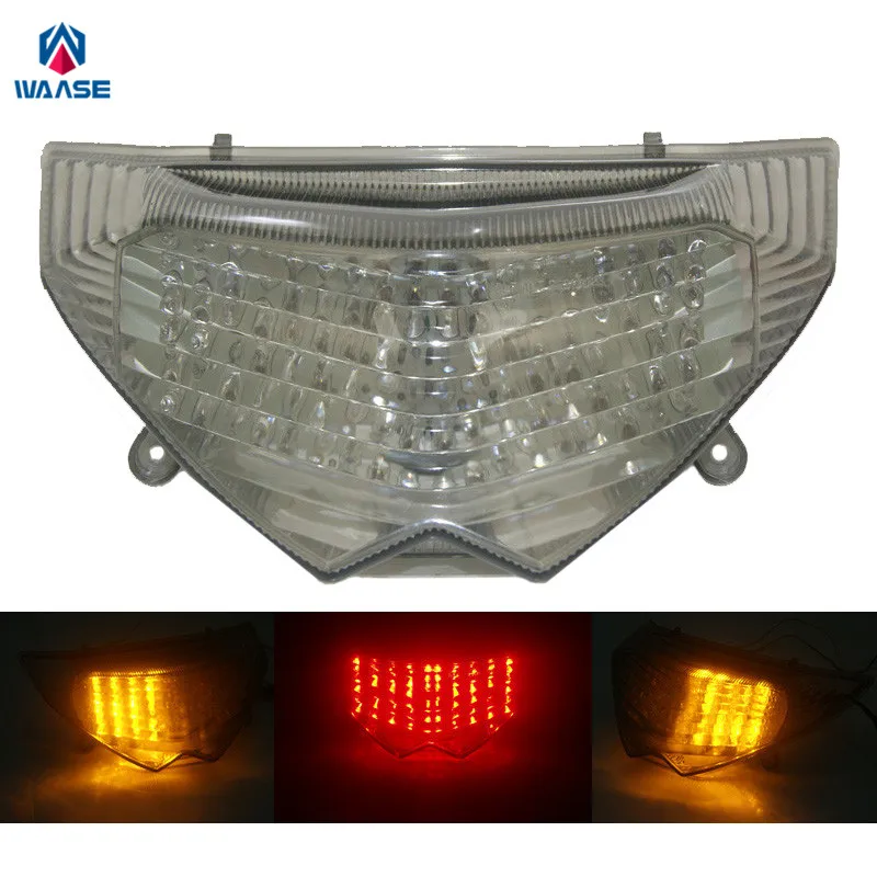 

waase E-Mark For Suzuki Katana 650 GSX650F 2008 2009 2010 2011 2012 Rear Tail Light Brake Turn Signals Integrated LED Light