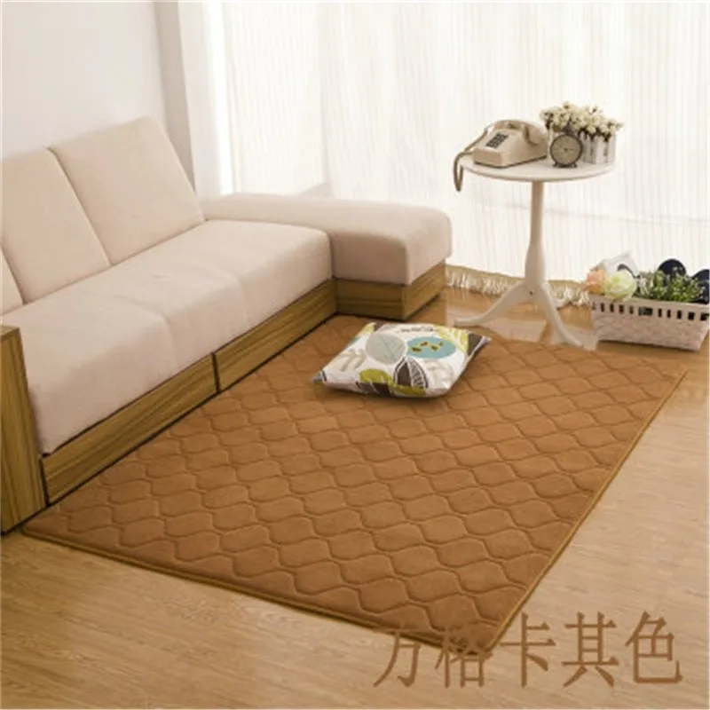 Ультра-мягкая густая Memory Foam абсорбент коралловый флис ткань коврики нескользящим Гостиная ковер Ванная комната ковры набор Пол Пушистый Ковер