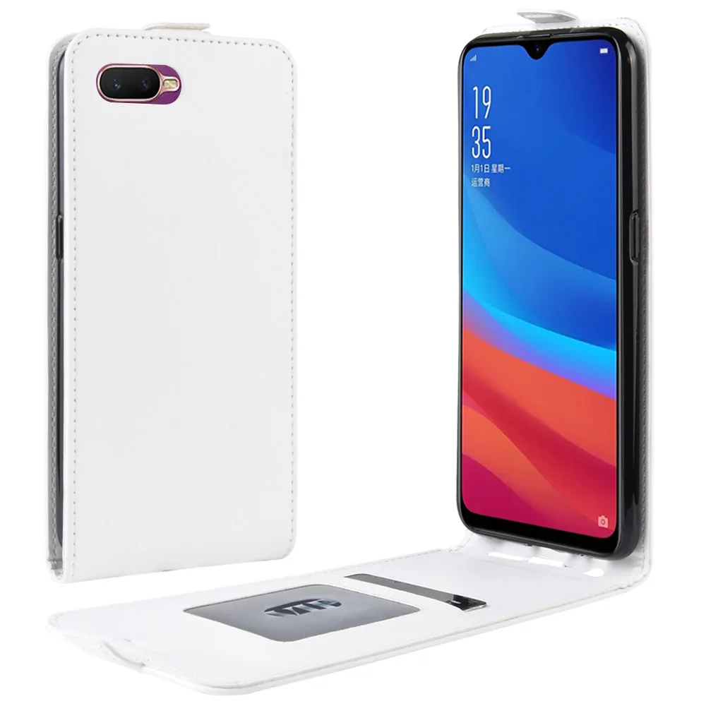 Роскошный кожаный флип чехол для OPPO A5S телефона кошелек из искусственной кожи AX5S