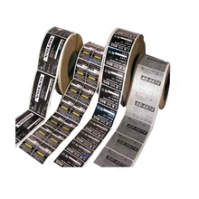 Индивидуальная упаковка рулона печати Заказная бумага для штрих-кодов стикер