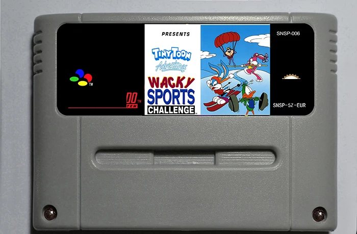 Крошечный Toon Adventures Wacky Sports Challenge или Buster Busts Loose! Игровой Картридж для экшен игр| |