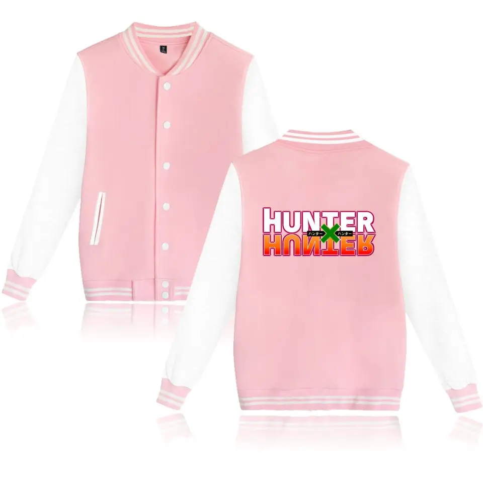 Свитшот Hunter X бейсбольная куртка высококачественные толстовки Мужская Уличная