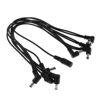 

New Arrival 8 Way Guitar Effect Pedal Daisy Chain 2.7M Copper Wire Power Supply Cable Splitter