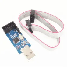 5 шт./лот LC-01 51 программатор AVR внутрисхемный программатор USBASP загрузчик USBISP скачать линия