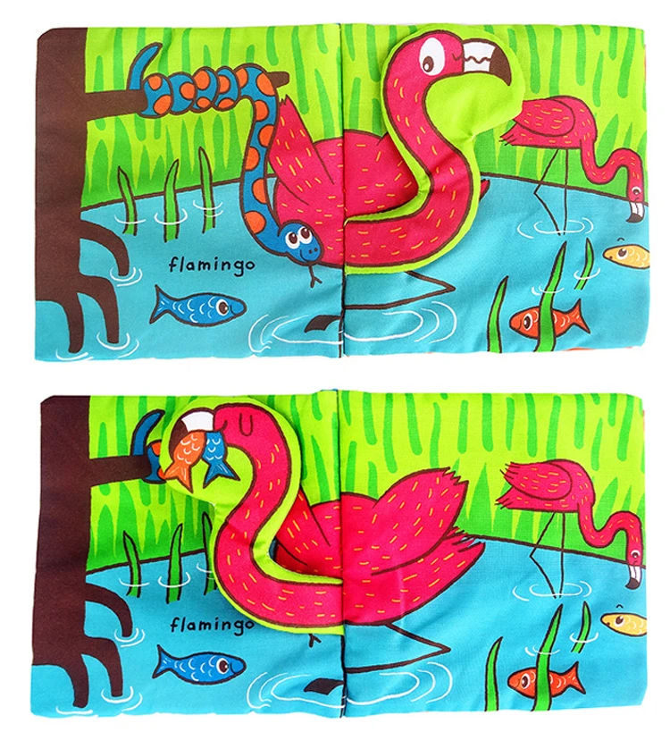 JJOVCE-Quiet-Book-Cloth-Animais-Story-Fabric-Books-Toddler-Reading-Newborn-Early-Educational-Toys-Intelligence-Developer-Toys-07