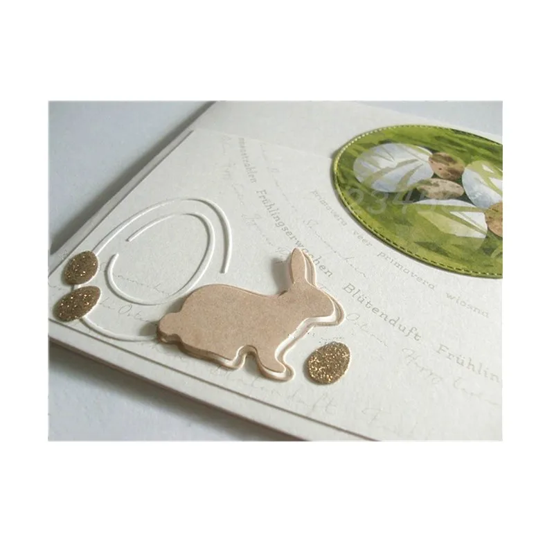 

Easter Egg Rabbit Metal Cutting Dies Mold For DIY Scrapbooking Crafts Embossing Paper Cards Making New DIY Cut Dies for 2019