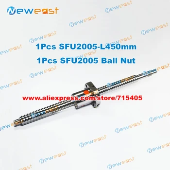 

SFU2005 450mm RM2005 450mm Rolled Ball screw with ballnut + end machining # DIY CNC PART