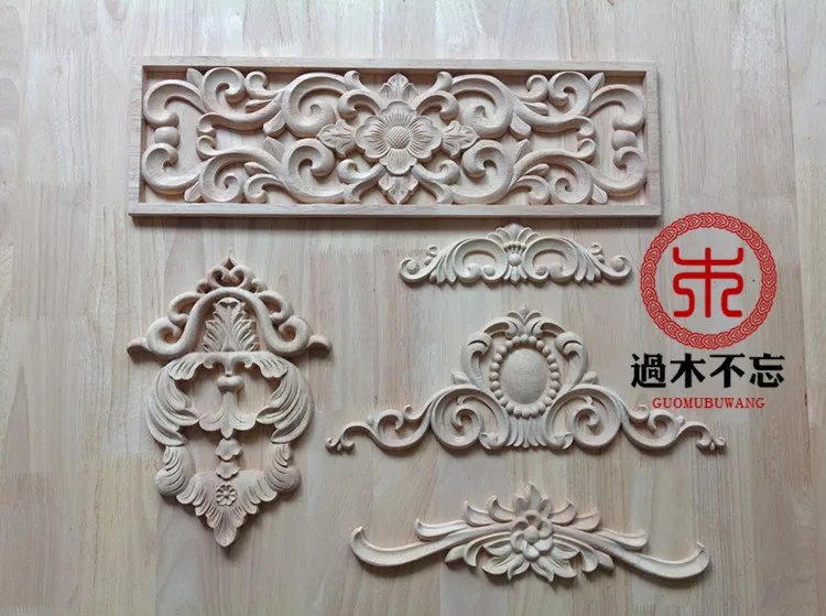 

Don't forget the central Dongyang wood carving wooden decorative Decal background wall furniture door flower window decals c.flo