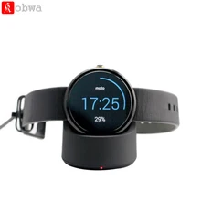 Qi Wireless Charger Charging Dock Cradle Replacement With Micro USB Cable for Motorola Mobility Moto 360 and 2nd Gen Smartwatch