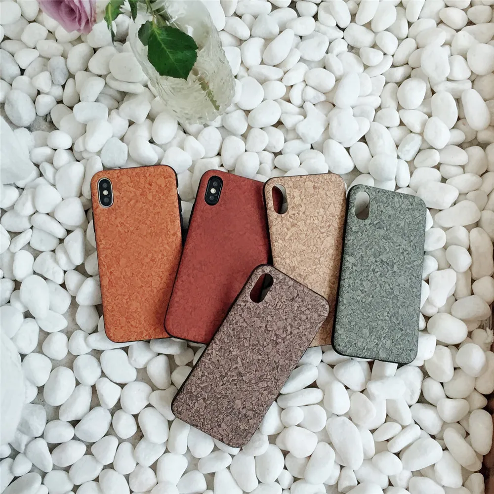 

MPLSBO Stone Pattern Phone Case For iPhone 6 6S 7 8 Plus Soft TPU Cases For iPhone 5 5S 5E X XR XS Max Back Cover Coque