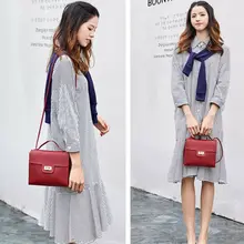 Женские Маленькие Сумки из искусственной кожи, женские модные сумки через плечо с клапаном