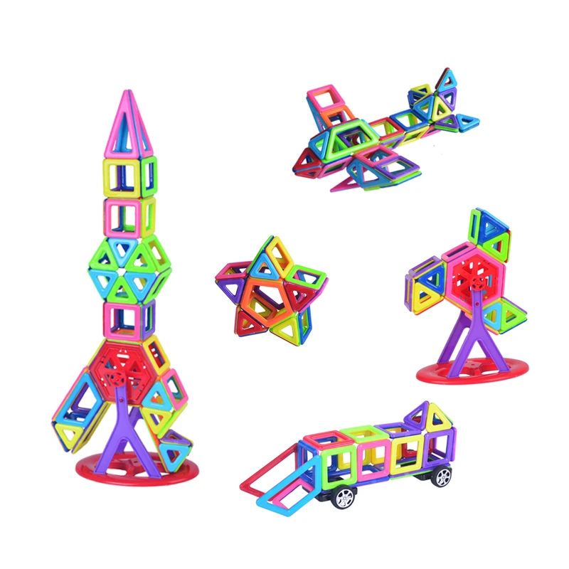 Lightaling Мини Красочный Магнитный блок строительный конструктор Набор 3D DIY Кирпич Развивающие детские игрушки для детей Рождественский подарок игрушка