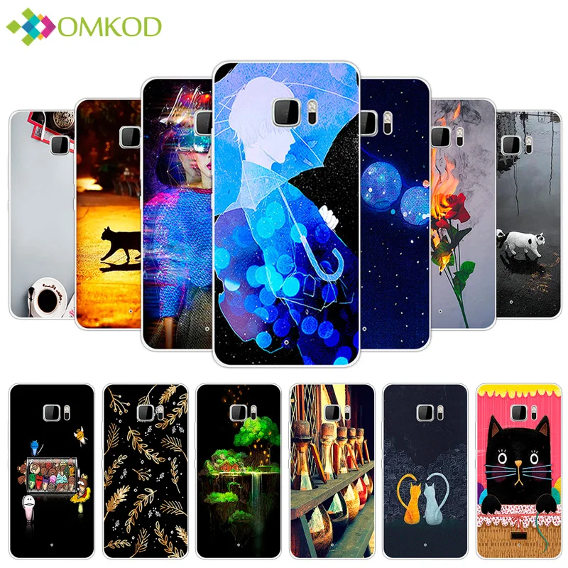 

5.7 inch For HTC U Ultra Case Transparent TPU Surrounding Case Cover Ultrathin Silicone Back Phone Cover for HTC Ocean Note Capa