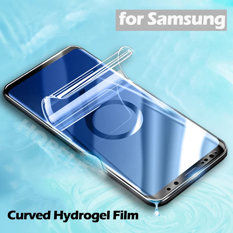 

Screen Protector for Samsung Galaxy S8 S9 Plus Hydrogel ( Not Glass ) Soft Protective Film for Samsung Note 8 9 S7 Edge S8 S9