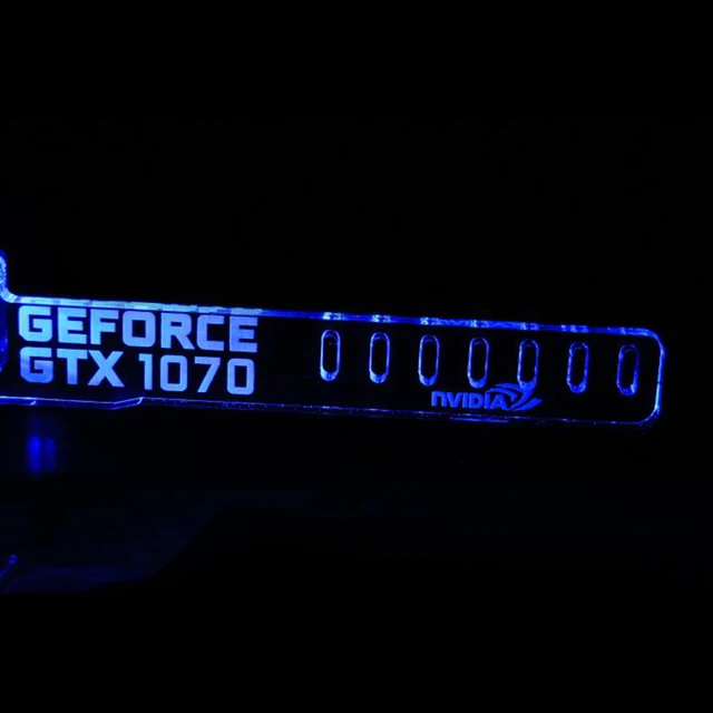 Special Price Newest Blue LED For GEFORCE GTX 1070 Luminous Computer Main Box Cool Graphics Custom Support Frame Display Cards Components Jack Special Price Newest Blue LED For GEFORCE GTX 1070 Luminous Computer Main Box Cool Graphics Custom Support Frame Display Cards Components Jack