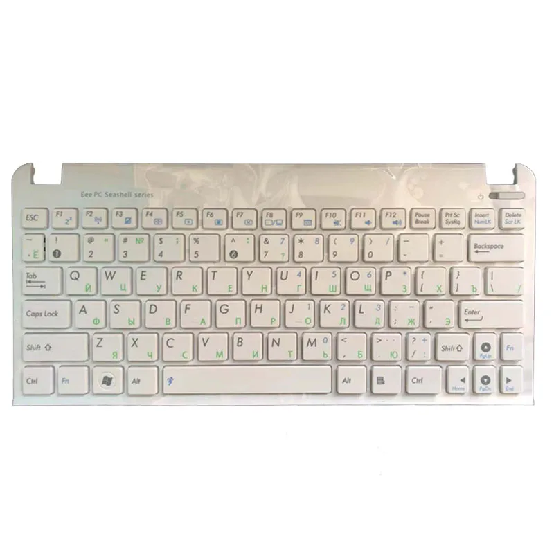 Русская клавиатура для ноутбука Asus Eee PC 1015 series 1015B 1015PW 1015CX 1015PD 1011 1015PX с белой/черной рамкой