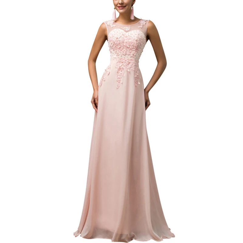 

2019 Hot Dress Evening Gown Chiffon Multi-Color Dress Bridesmaid Dress Banquet Formal Abiye Prom Dress vestido longo festa