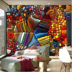 Пользовательский фрески, последняя 3d обои, абстракция, гостиная диван ТВ стены спальня бар обои Papel де Parede