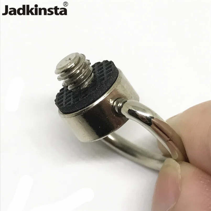 

Jadkinsta Metal D Ring Camera Screw Adapter DSLR 1/4 Connector Camera Shoulder Strap Quick Release Plate Screw Camera Accessorie