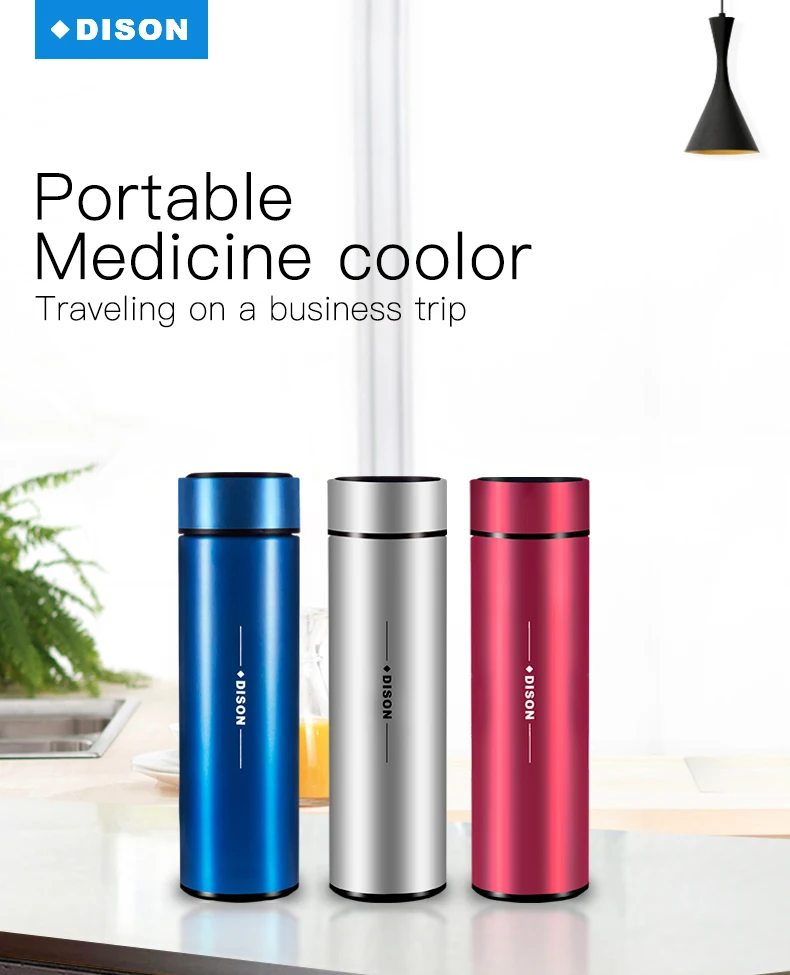 

Dison Insulin Cooler Travel Case Bag Box Flask Insulin Portable Mini Fridge Insulin Pen Cooler Box Diabetes Bag