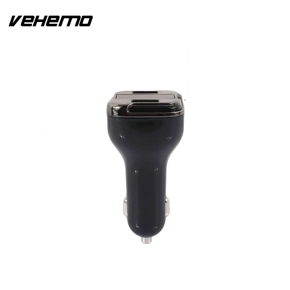 Vehemo 12-24 V USB Зарядное устройство зарядки адаптер GPS автомобиля Зарядное устройство переносной Премиум вольтметр