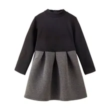 Брендовое детское платье принцессы, детское платье с бантом, новинка года, осеннее платье для девочек, детское Хлопковое платье, одежда для малышей с длинными рукавами,#3428