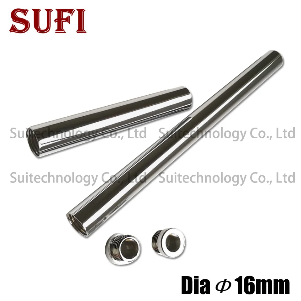 

Diameter 16mm iron straight tube M10 inner tube connecting rod long rod lighting accessories For DIY floor lamp Desk Light Clip