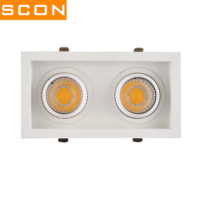 SCON AC110 240V двойная головка 60 Вт подвесной светильник 4800LM COB CRI Ra&gt85 современный