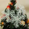 Ornements suspendus à flocons de neige pour arbre de noël, 30 pièces, décoration pour la maison, neige artificielle de nouvel an ► Photo 2/6