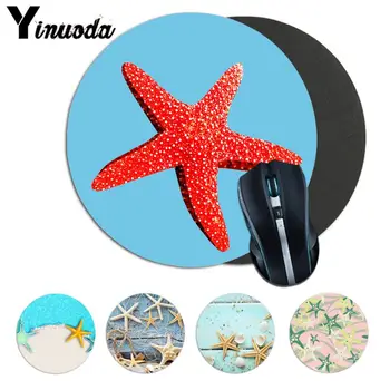 

Yinuoda Starfish Laptop Computer round desk pads gamer gaming Mousepad Computer Laptop Keyboard Mat Desk Mat Mouse pad anime
