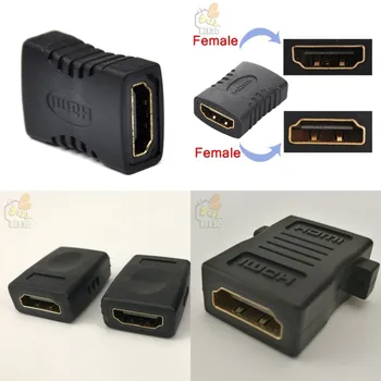 

HDMI female to female adapter coupler connector converter for HDTV 1080P HDMI adapter with ears 3 TYPE for choose 100 PCS