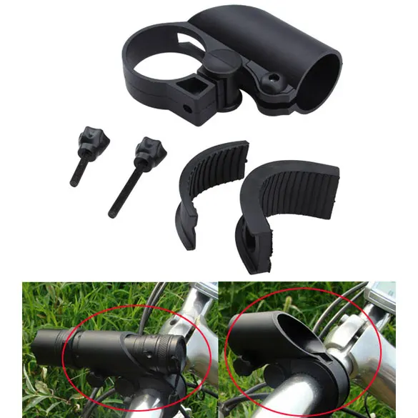Cheap Mountain Bicycle Bike Flashlight LED Torch Holder Clip 2~3cm Diameter Universal Bike Lamp Mount Clamp Cycling Accessories 4 Cheap Mountain Bicycle Bike Flashlight LED Torch Holder Clip 2~3cm Diameter Universal Bike Lamp Mount Clamp Cycling Accessories 4