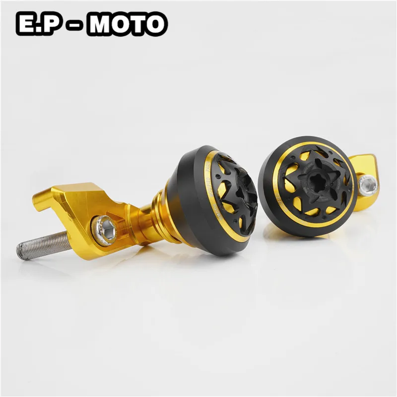 

CNC Falling Protectors Motorcycle Frame Sliders Para Moto Anti Crash Pad Protector Engine Cover For R1 2009-2014