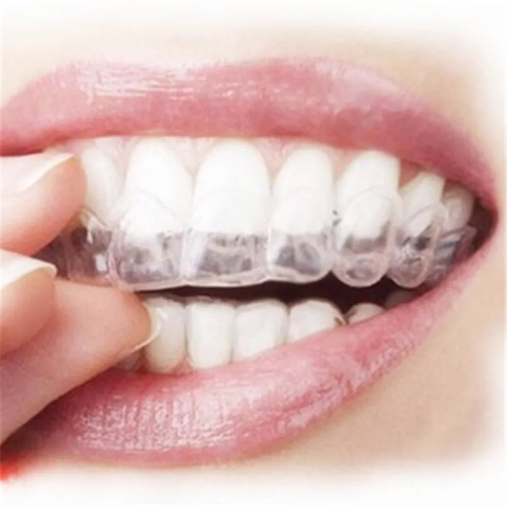

2pcs Thermoforming Moldable Mouth Dental Teeth Whitening Trays Bleaching Molding Trays Oral Care Mouthguard Orthodontics Tools