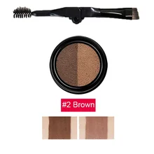 1PCS Women Beauty Waterproof lasting two-color hooded eyebrow cream eyebrow cake powder gel set kit cosmetics xgrj
