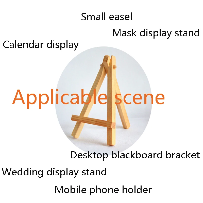 10 шт./компл. 12*7 см мини художник деревянный мольберт деревянный свадебный стол для вечерние украшения карты выставочная стойка держатель