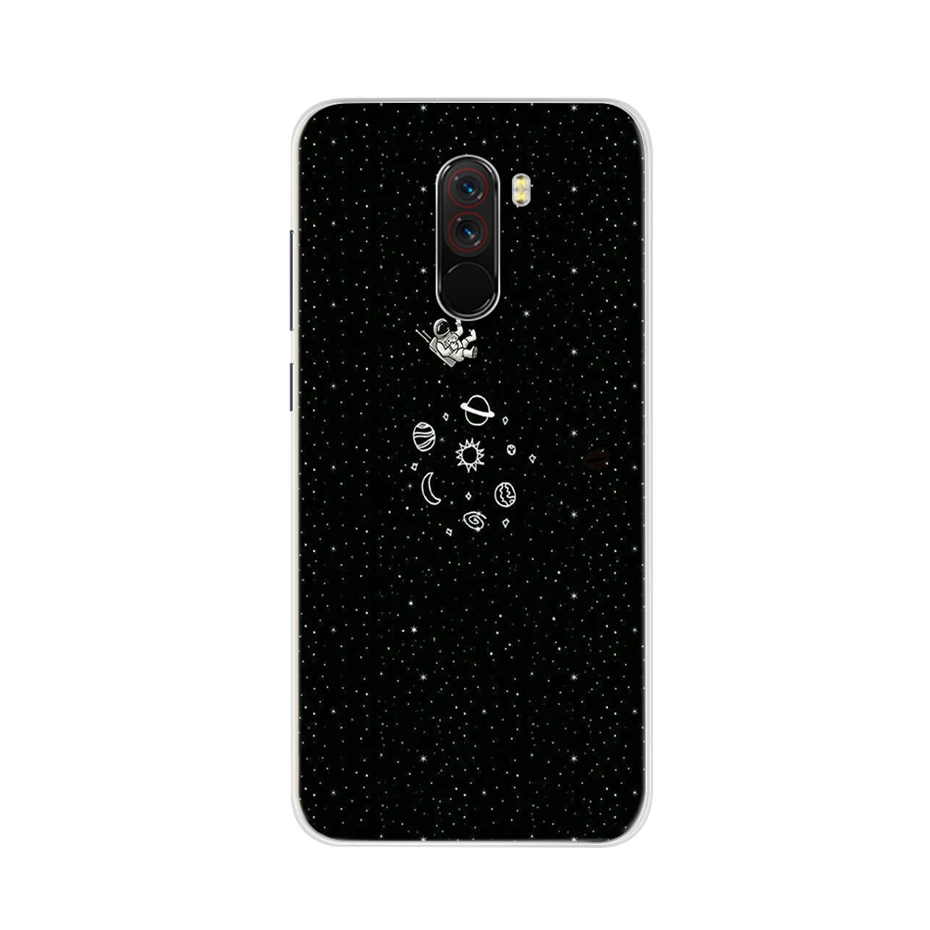 Для Xiaomi Pocophone F1 чехол силиконовый мягкий ТПУ чехол-бампер задняя крышка для Xiaomi Pocophone F1 чехол для телефона на Poco F1 F 1 - Цвет: Розовый