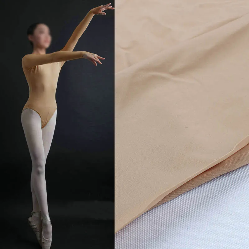 

Nude Spandex Fabric Elastic for Making Dancer Latin Cloth High Stretch 60" Wide By Yard
