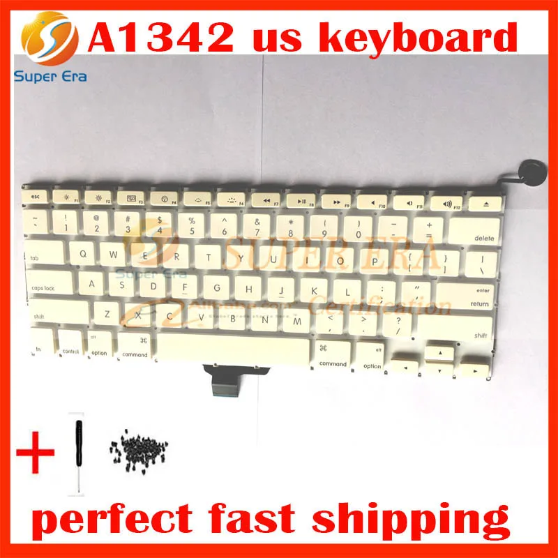 

perfect testing brand new A1342 US keyboard for macbook 13.3'' A1342 US keyboard clavier without backlight backlit 2009 2010year