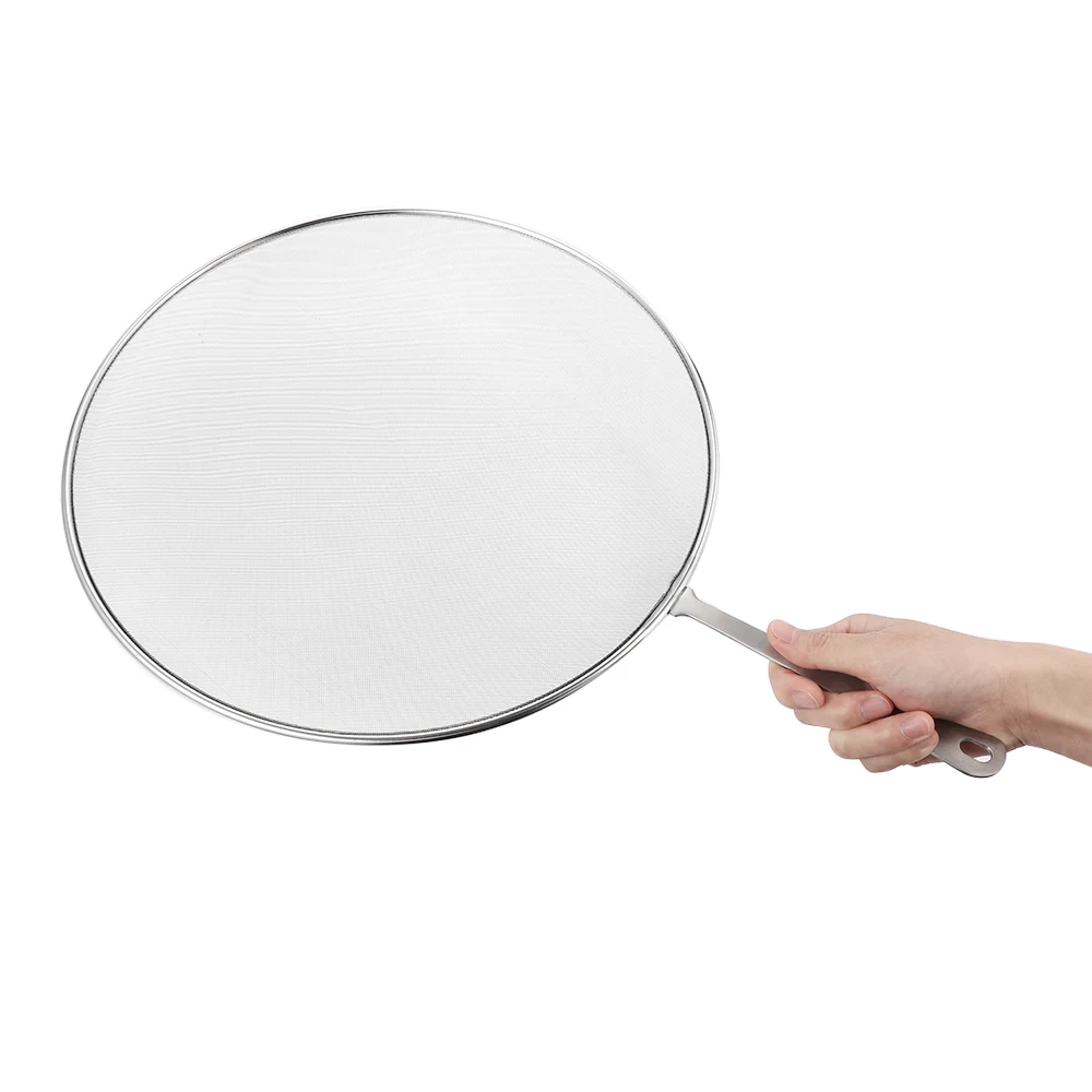 Grease Splatter Screen for Frying Pan Stainless Steel Fine Mesh